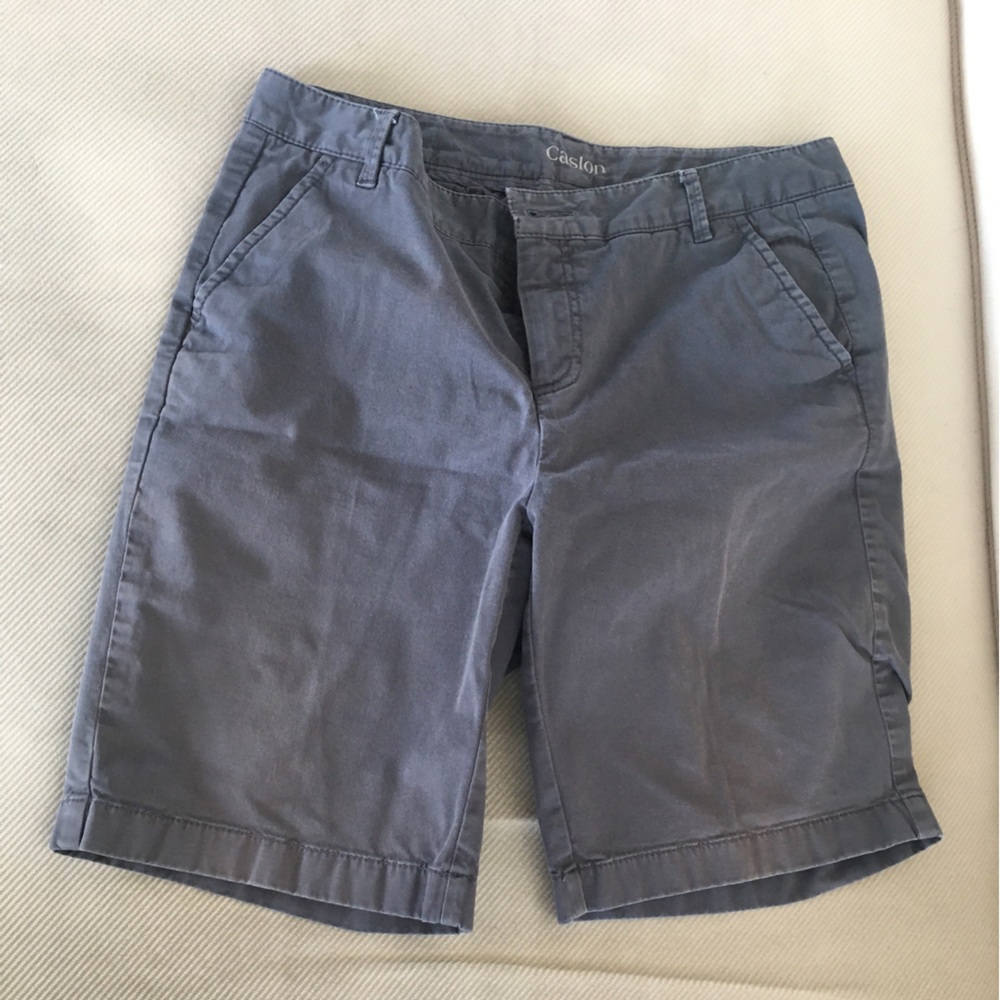 Caslon shorts - grey blue